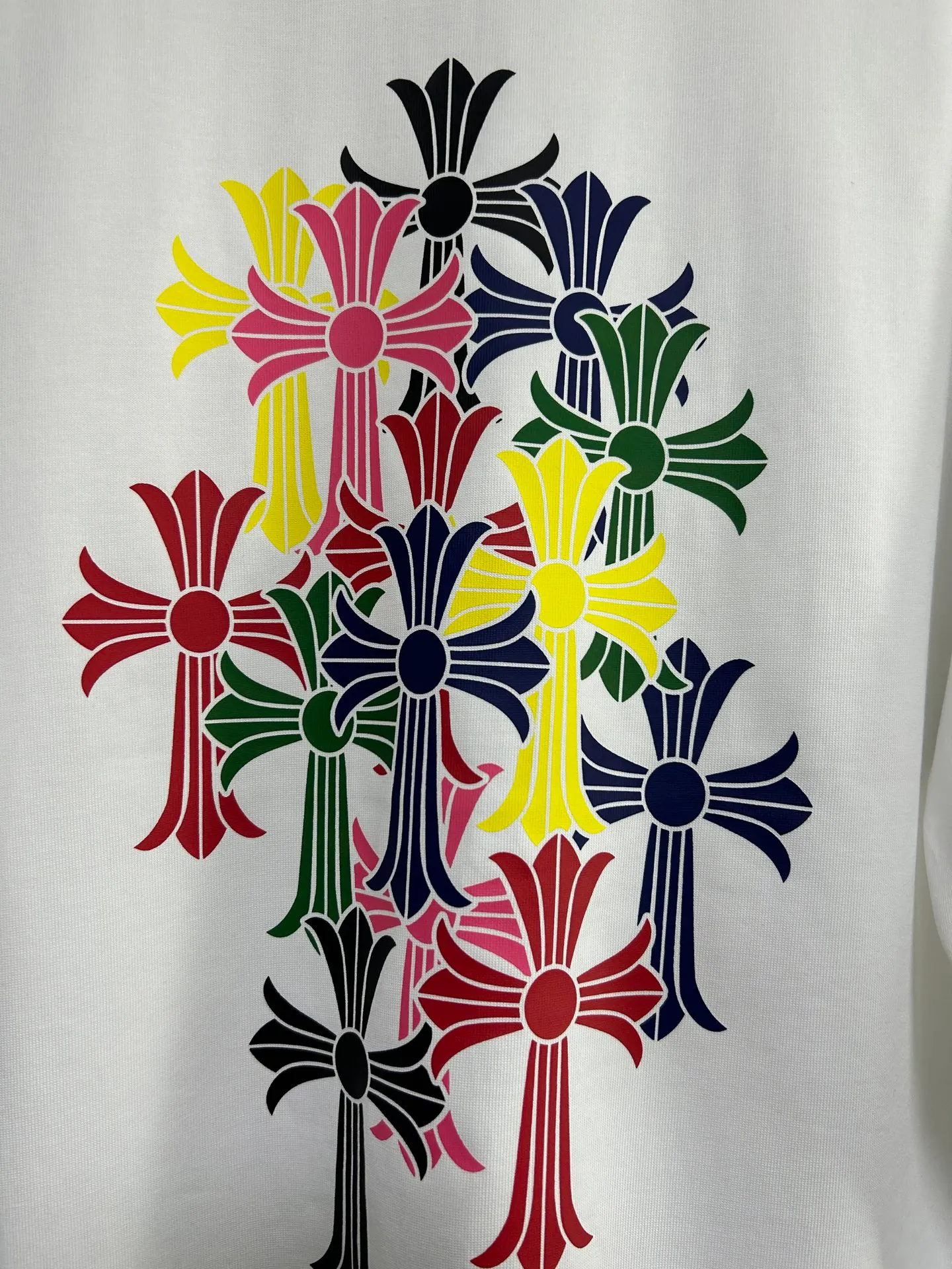 P230 2026 new (exclusive) Chrome Hearts autumn and winter limited edition heavyweight high-weight long-sleeved T-shirt, customized Dreamweaver Yayun ribbed cotton designer concept style Fabric: Heavy 380g Size: S M L XL Color: White